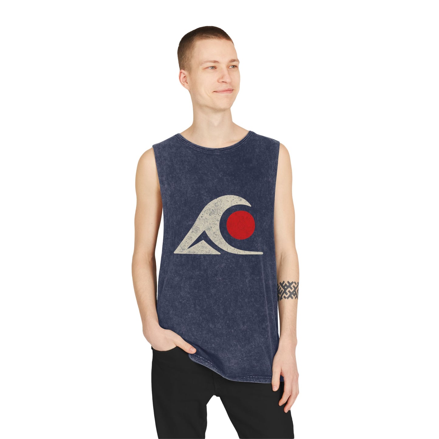 FULOVEK - Unisex Stonewash Graphic Tank Top - Vibrant Retro Wave Design, Summer Beachwear, Casual Layering, Gift for Outdoor Lovers, Trendy [...]