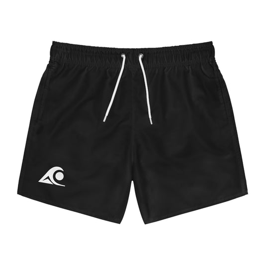 Vibrant Swim Trunks for Summer Fun, Beachwear, Pool Party Essentials, Perfect for Vacation, Black Design
