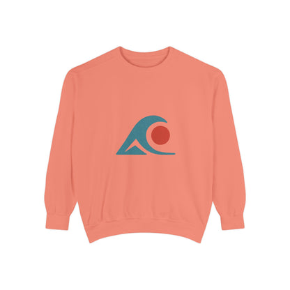 FULOVEK - Retro Wave Unisex Sweatshirt - Cozy Beach Vibes, Perfect for Casual Outings, Unisex Gift, Everyday Comfort, Summer Nights