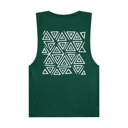 FULOVEK - Unisex Barnard Geometric Tribal Tank Top | Casual Summer Wear, Beach Attire, Workout Shirt, Graphic Tee, Gift for Friends