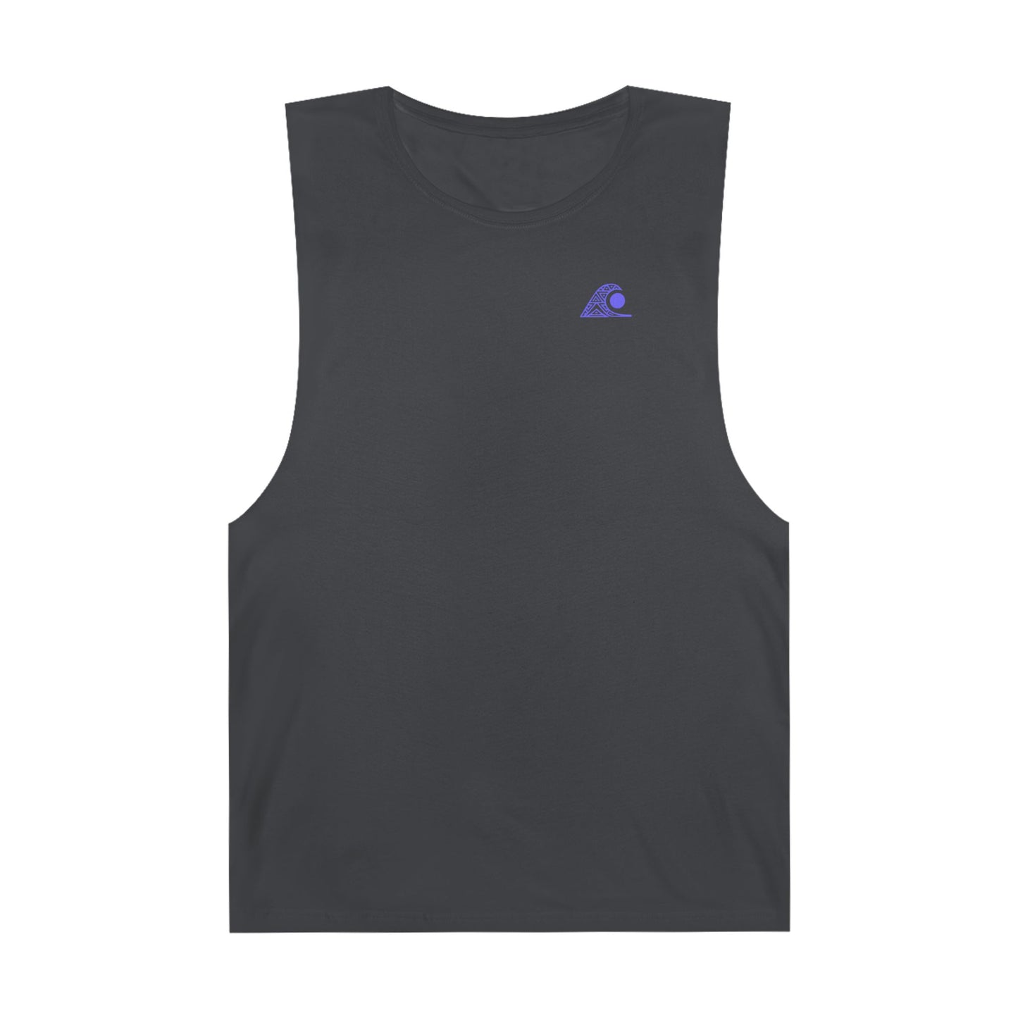 FULOVEK - Unisex Barnard Geometric Tribal PURPLE BLUE Tank Top | Casual Summer Wear, Beach Attire, Workout Shirt, Graphic Tee, Gift for Friends