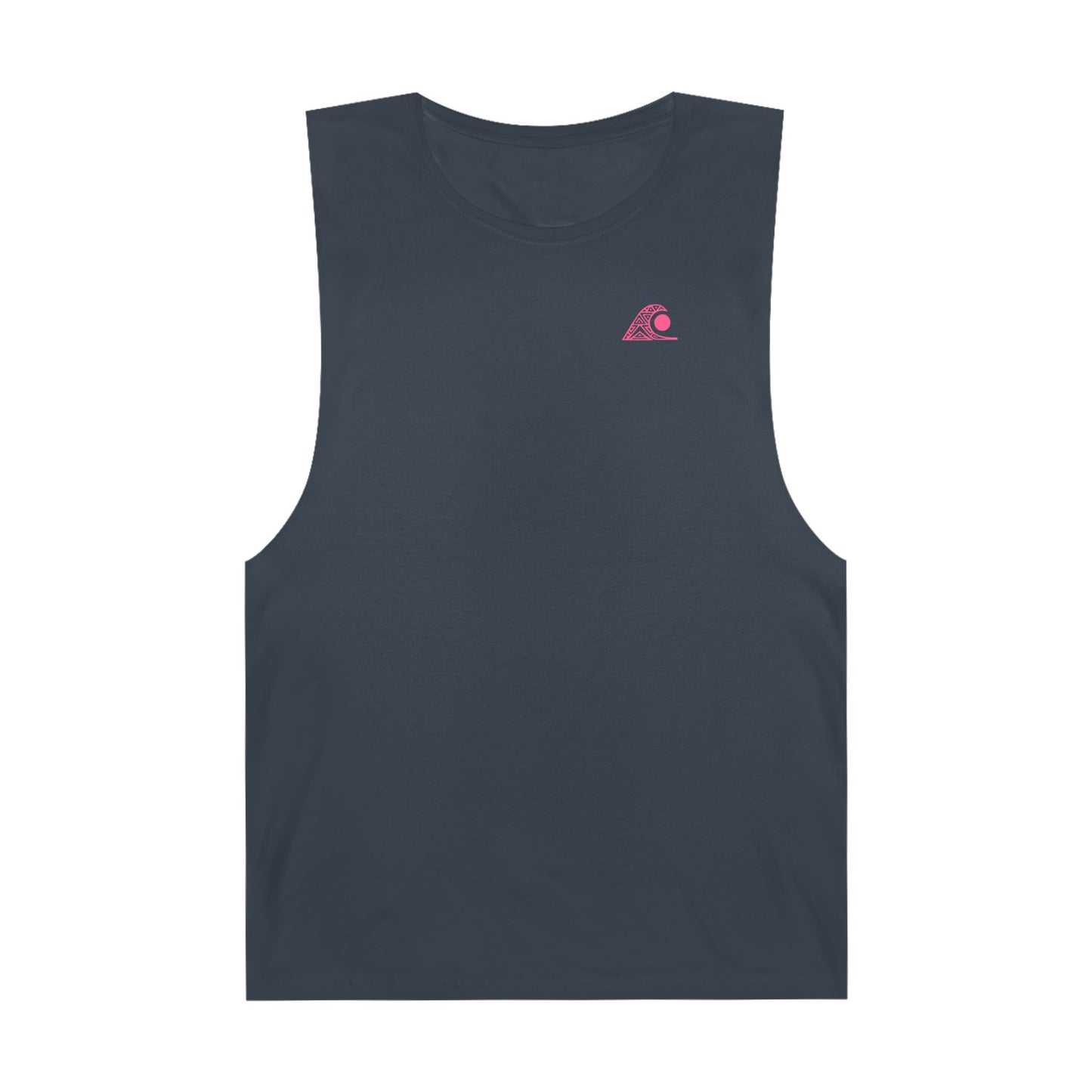 FULOVEK - Unisex Barnard Geometric Tribal PINK Tank Top | Casual Summer Wear, Beach Attire, Workout Shirt, Graphic Tee, Gift for Friends