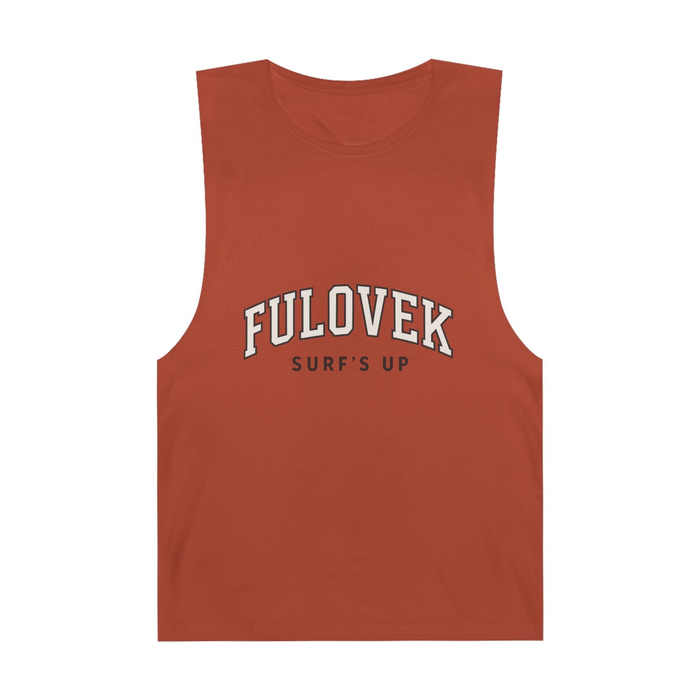 FULOVEK - Unisex Surf's Up Tank Top - Relaxed Casual Style for Beach Lovers