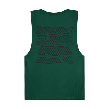 FULOVEK - Unisex Barnard Geometric Tribal Tank Top | Casual Summer Wear, Beach Attire, Workout Shirt, Graphic Tee, Gift for Friends