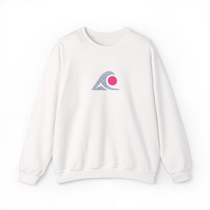 FULOVEK - Chic Beach Vibes Sweatshirt, Cozy Ocean Graphic Crewneck, Unisex Relaxed Fit Pullover, Summer Casual Wear, Perfect Gift for Beach Lovers
